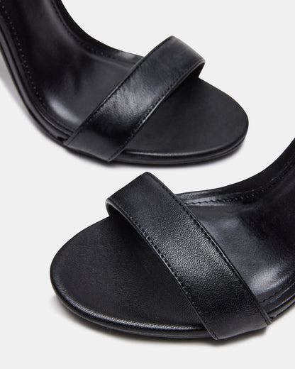 CARRSON Black Leather Women's Heel | Steve Madden