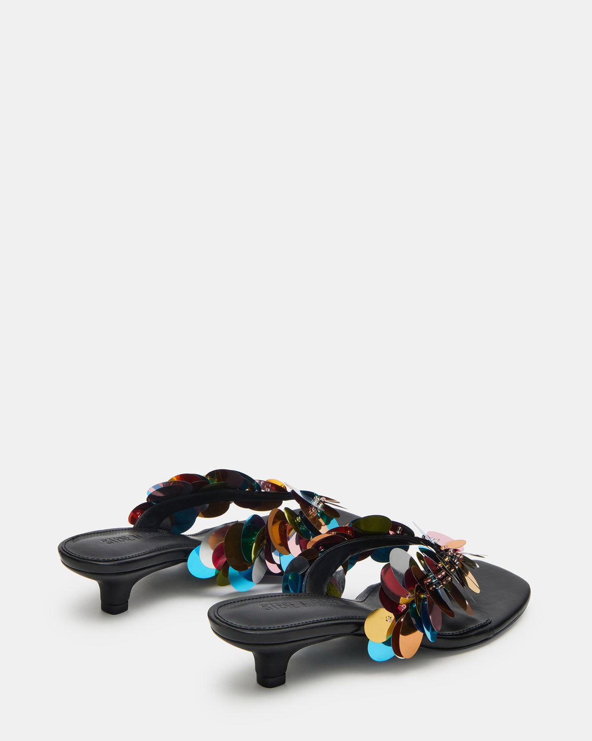 TRACIE Bright Multi Thong Strap Women's Kitten Heel | Steve Madden