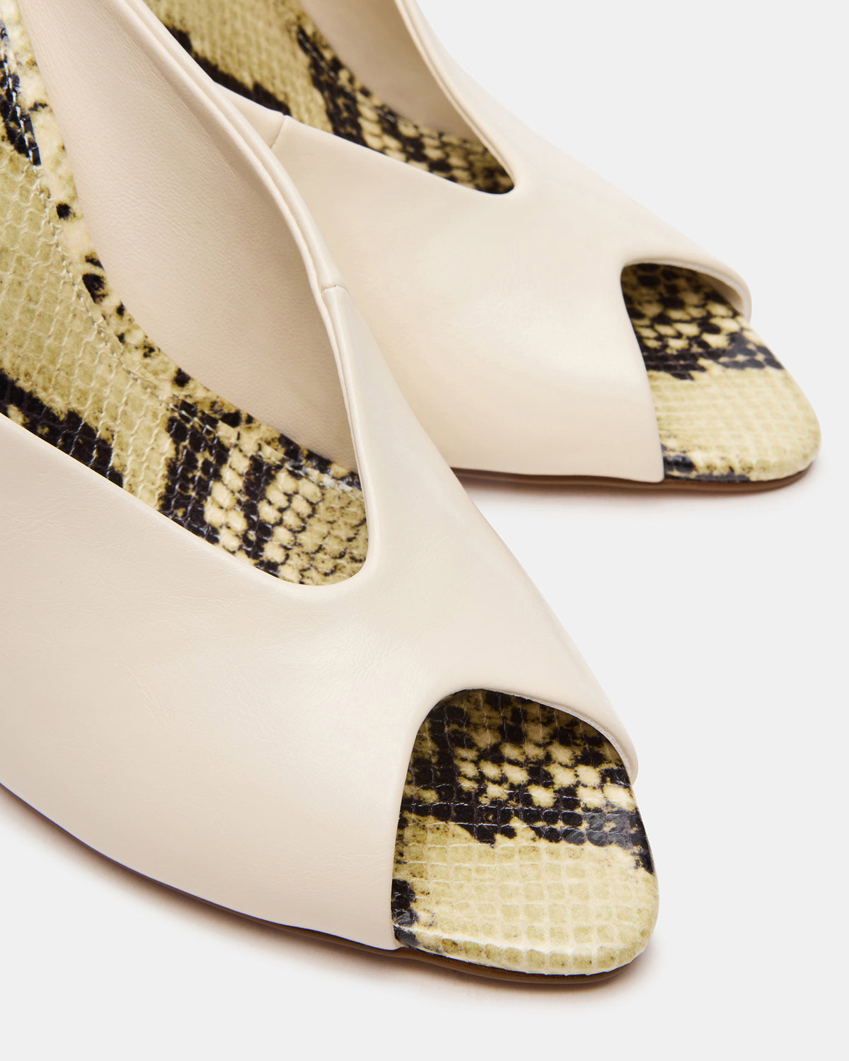 AGAZE Bone Multi Peep-Toe Stiletto Women's Heel | Steve Madden