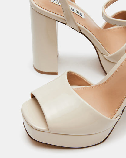 LOURDES Bone Patent Platform Heel | Women's Heels | Steve Madden