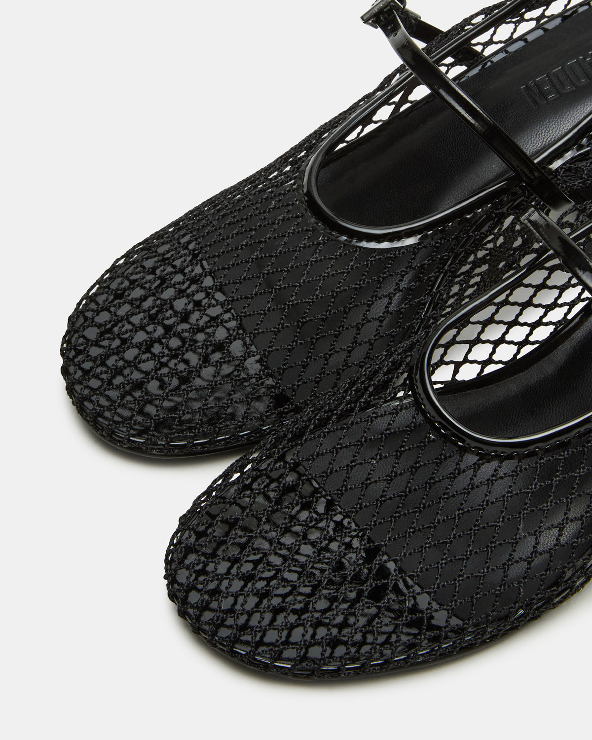 RAYNOR Black Women's Mary Jane Mesh Block Heel | Steve Madden