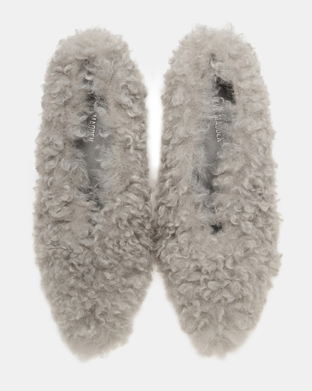 ACHILLES Light Blue Pointed-Toe Faux Fur Stiletto Women's Heel | Steve Madden