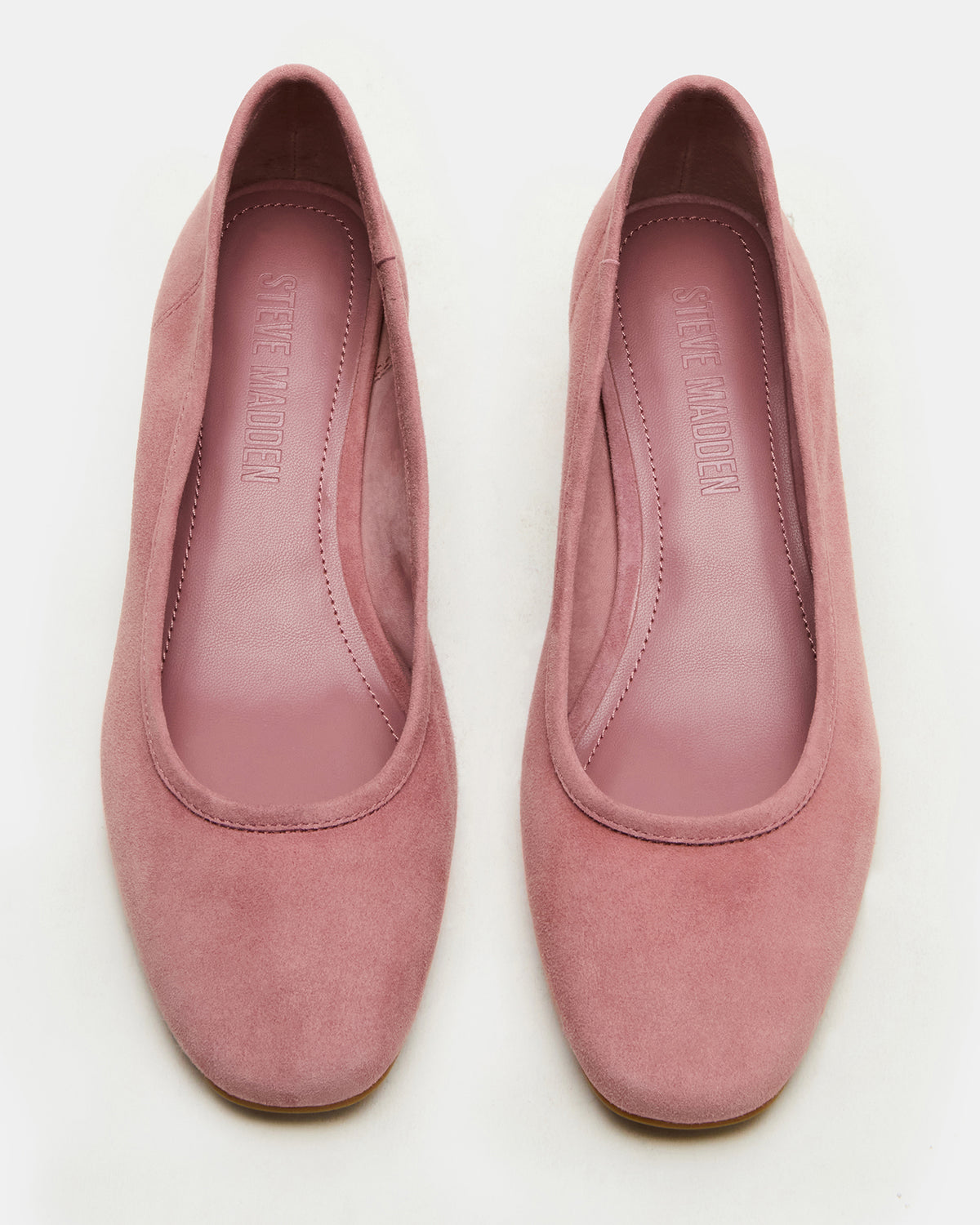MOLLIE Mauve Suede Ballet Women's Block Heels | Steve Madden