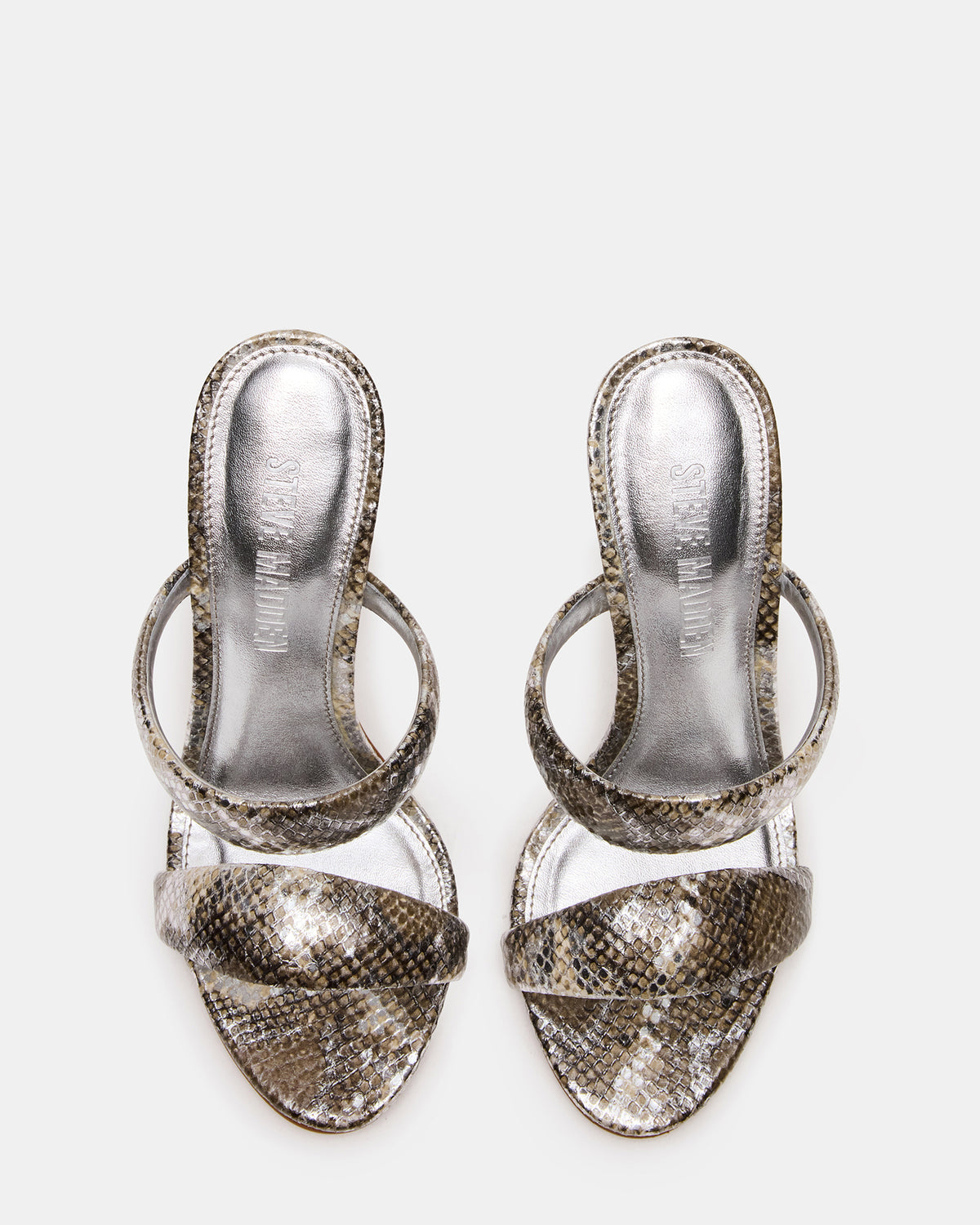 SATURN Snake Stiletto Mule Women's Heel | Steve Madden