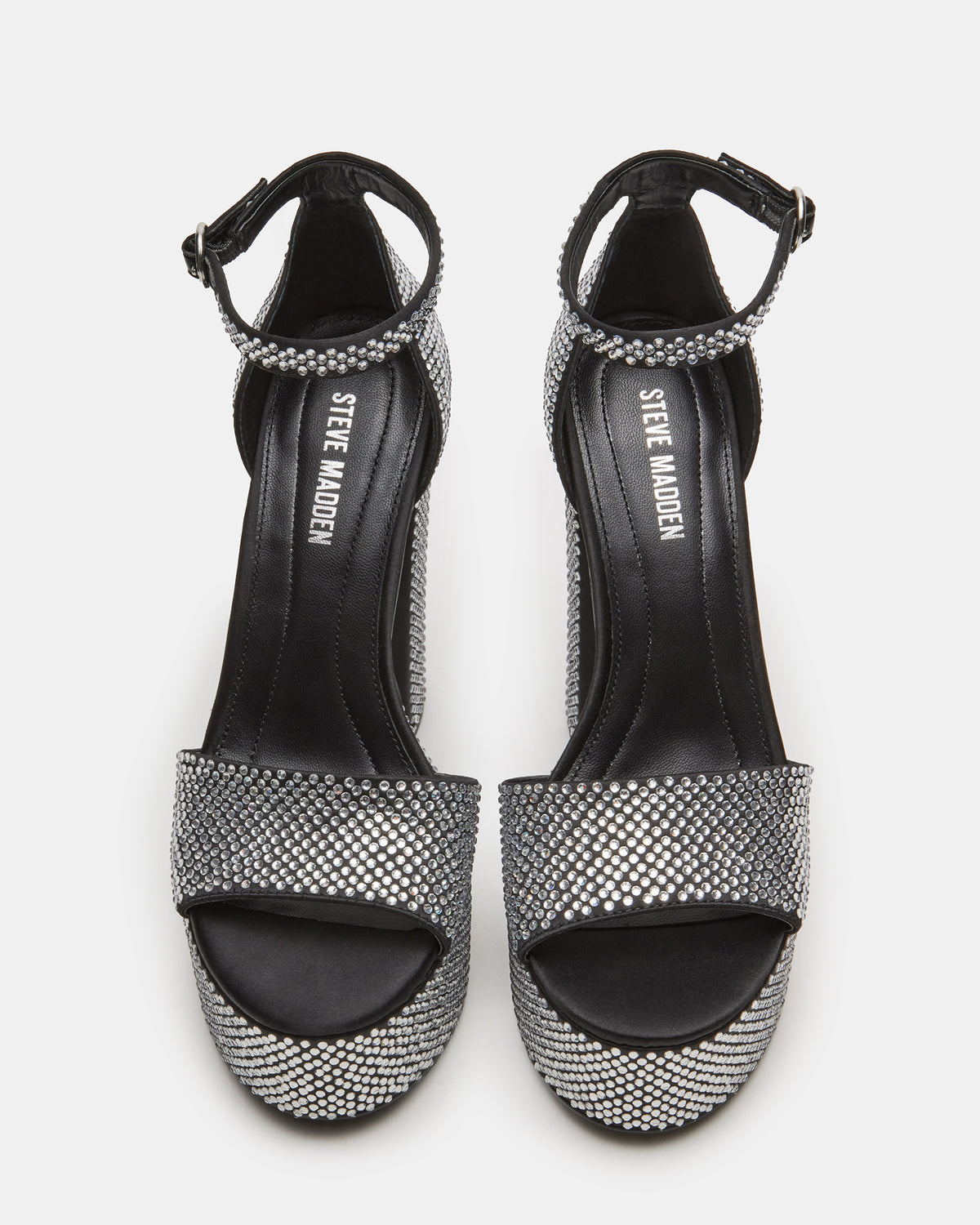 GLAM Rhinestones Platform Block Heel | Women's Heels | Steve Madden