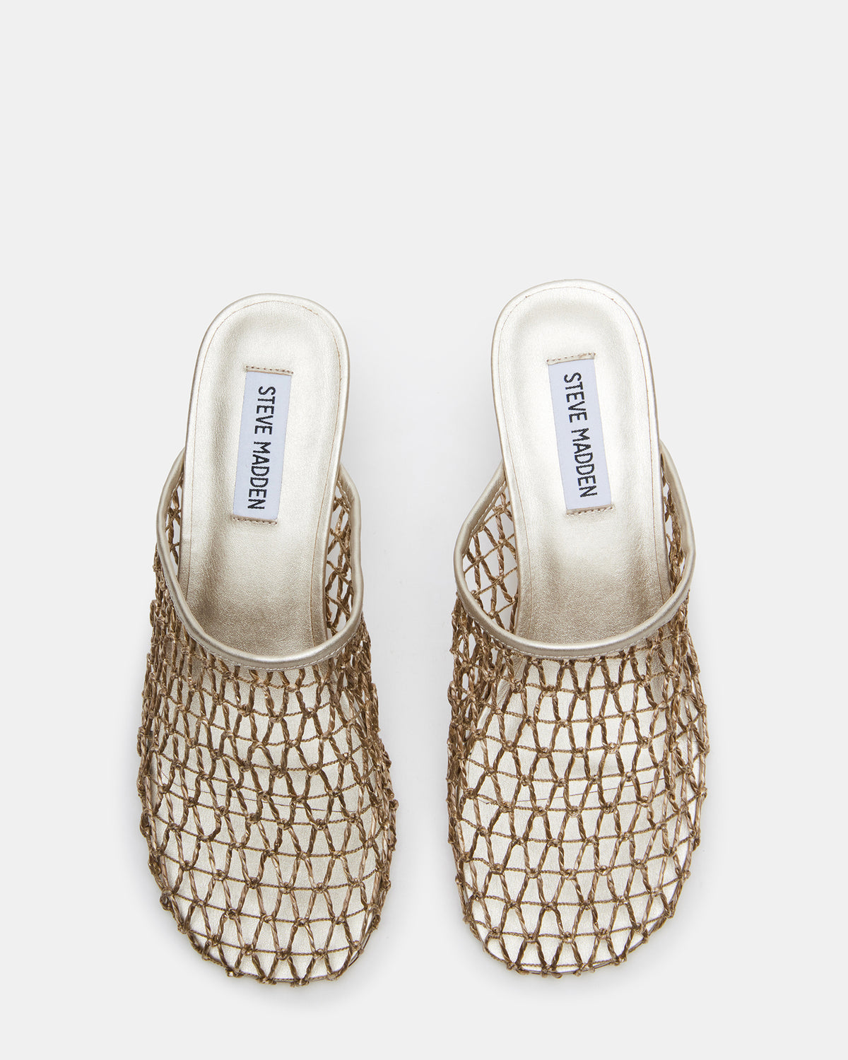 XRAY Gold Women's Caged Net Mule Heel | Steve Madden