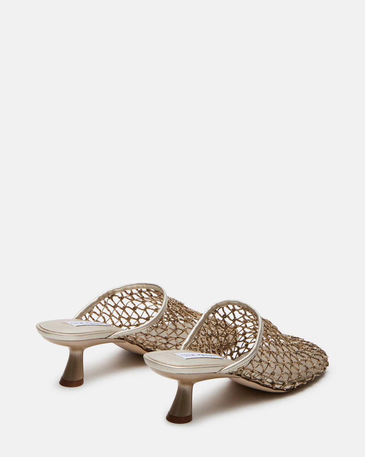 XRAY Gold Women's Caged Net Mule Heel | Steve Madden