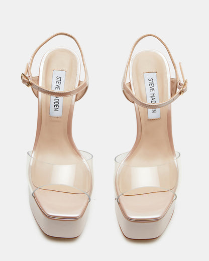 COLOGNE Clear Platform Stiletto Women's Heel | Steve Madden