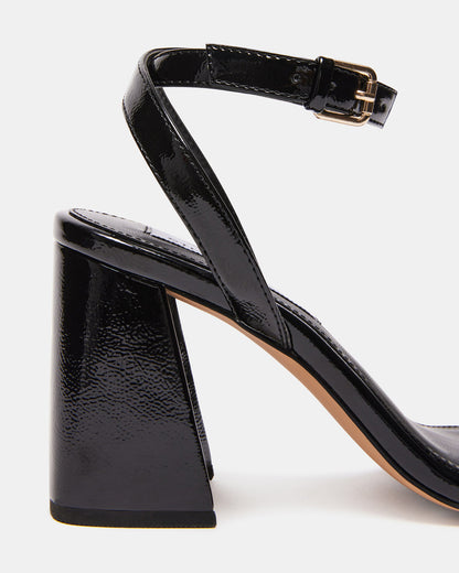 GRETIN Black Square Toe Heels | Women's Heels | Steve Madden