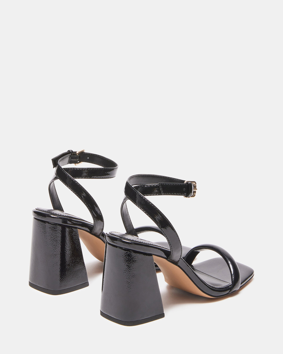 GRETIN Black Square Toe Heels | Women's Heels | Steve Madden