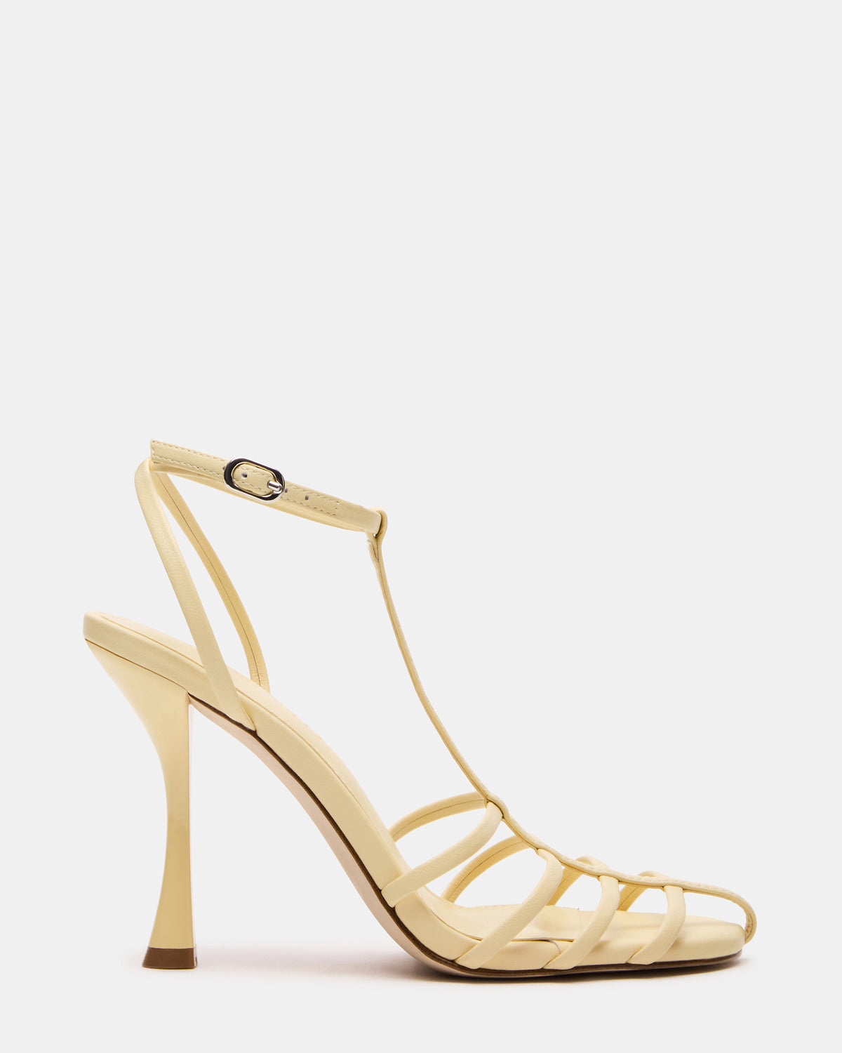 TILDAH BUTTER Leather Strappy Rounded Toe Women's Heel | Steve Madden