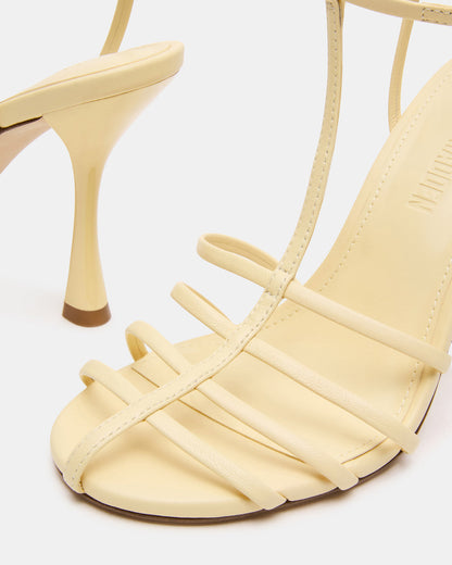 TILDAH BUTTER Leather Strappy Rounded Toe Women's Heel | Steve Madden