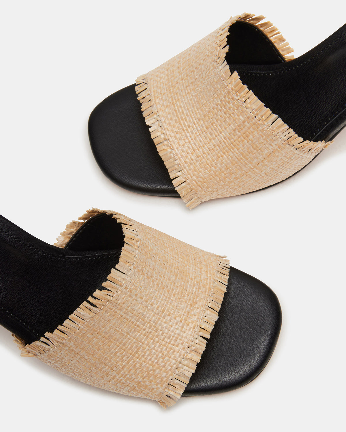 CRESCENT Raffia Square Toe Mule Heel | Women's Heels | Steve Madden