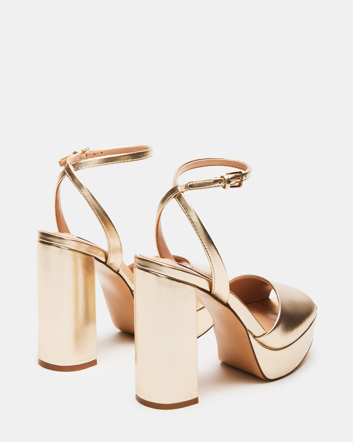 LOURDES Champagne Platform Heel | Women's Heels | Steve Madden