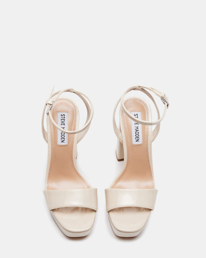 LESSA Bone Patent Platform Block Heel | Women's Heels | Steve Madden
