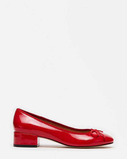 CHERISH Red Patent Women's Slip-On Heel | Steve Madden
