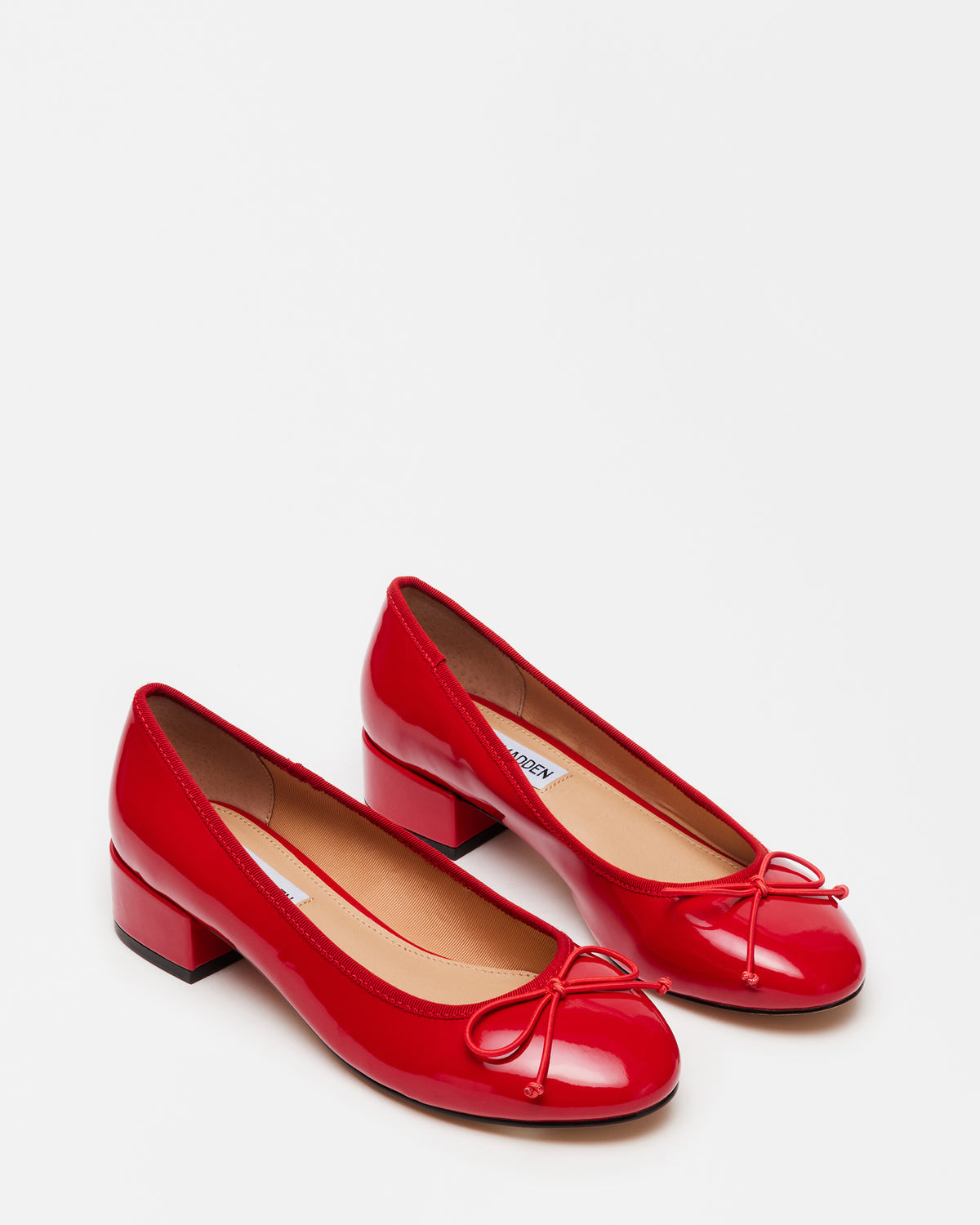 CHERISH Red Patent Women's Slip-On Heel | Steve Madden