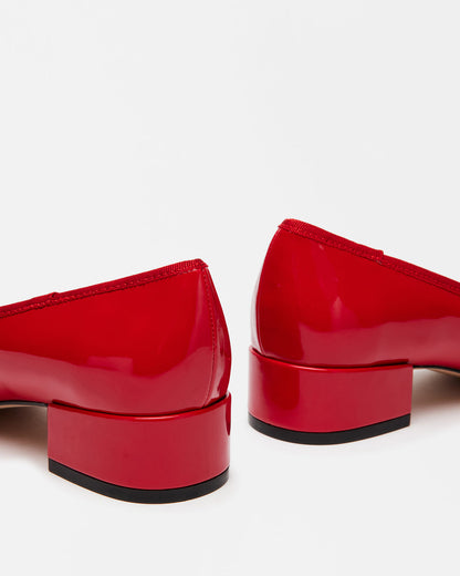 CHERISH Red Patent Women's Slip-On Heel | Steve Madden