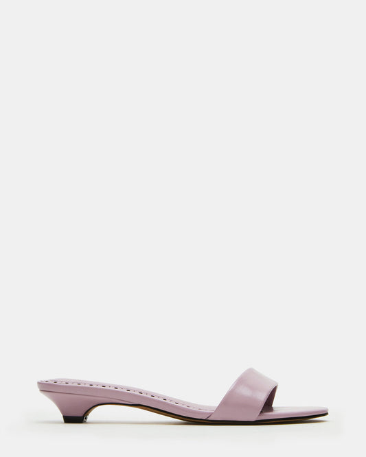 BERRY Pink Women's Mule Kitten Heel | Steve Madden
