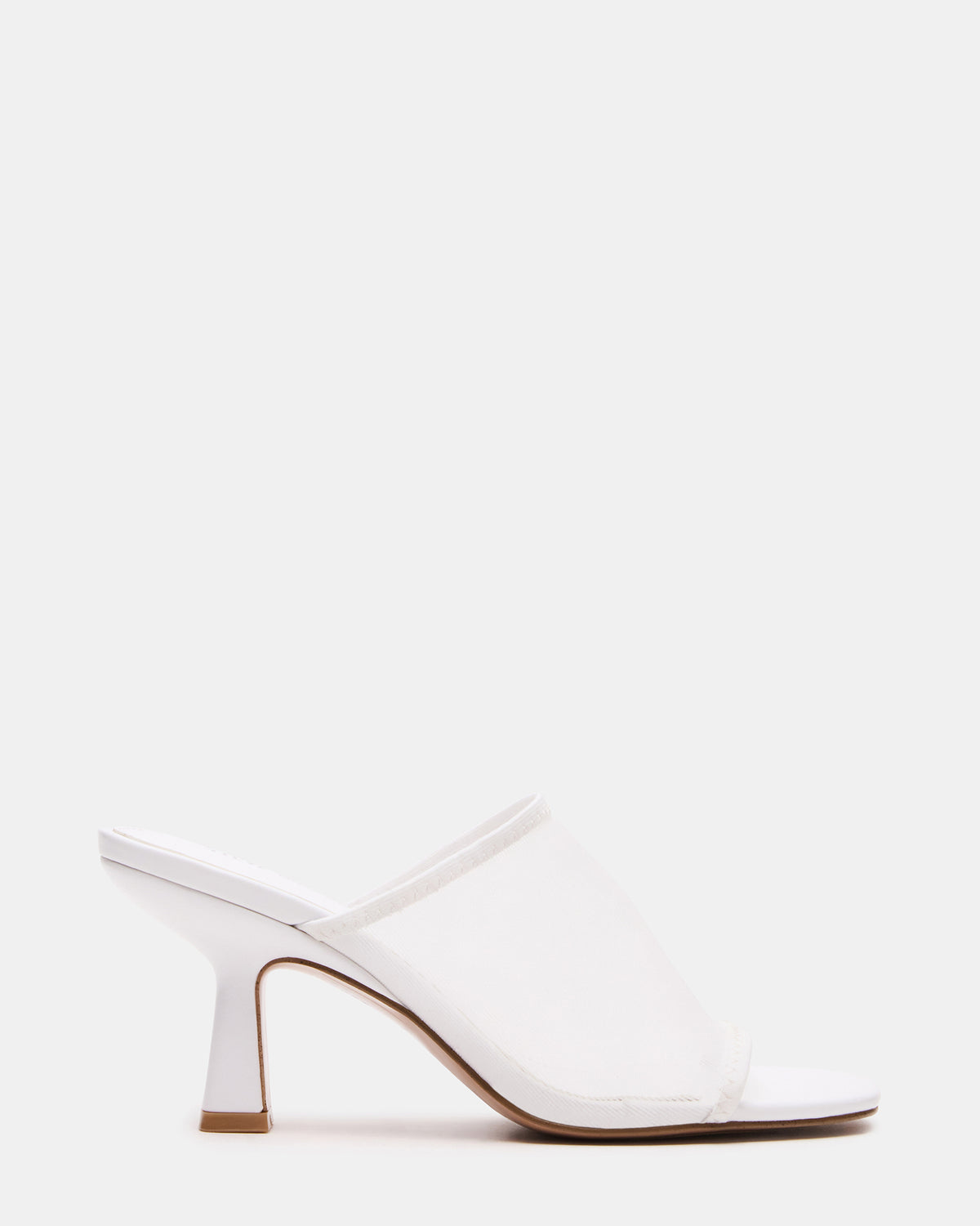 GLEAM White Women's Square-Toe Mule Heel | Steve Madden