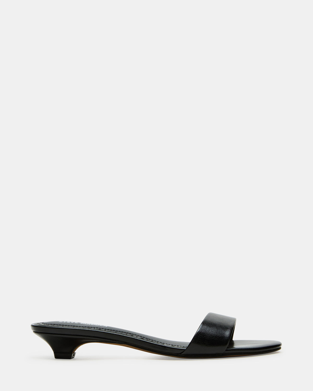 BERRY Black Women's Mule Kitten Heel | Steve Madden