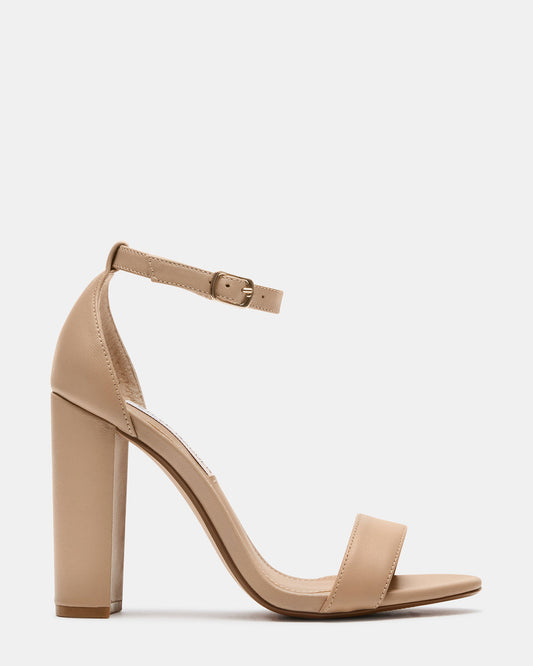 CARRSON Blush Leather Women's Heel | Steve Madden