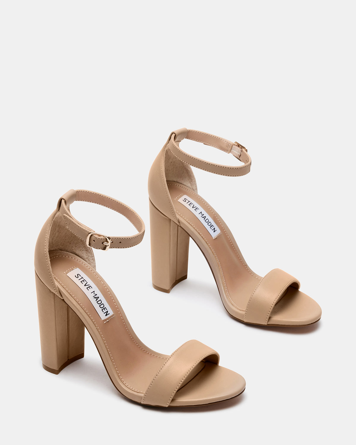 CARRSON Blush Leather Women's Heel | Steve Madden