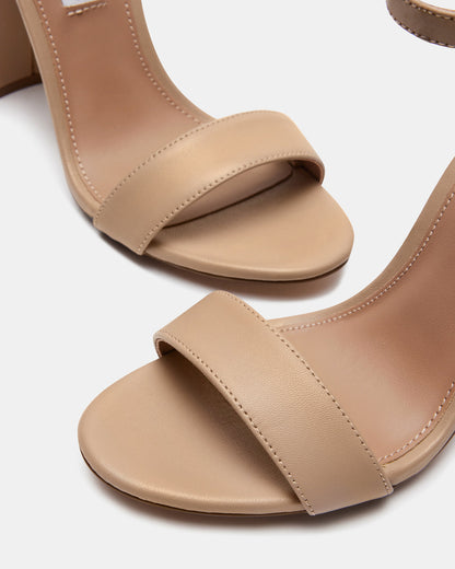 CARRSON Blush Leather Women's Heel | Steve Madden