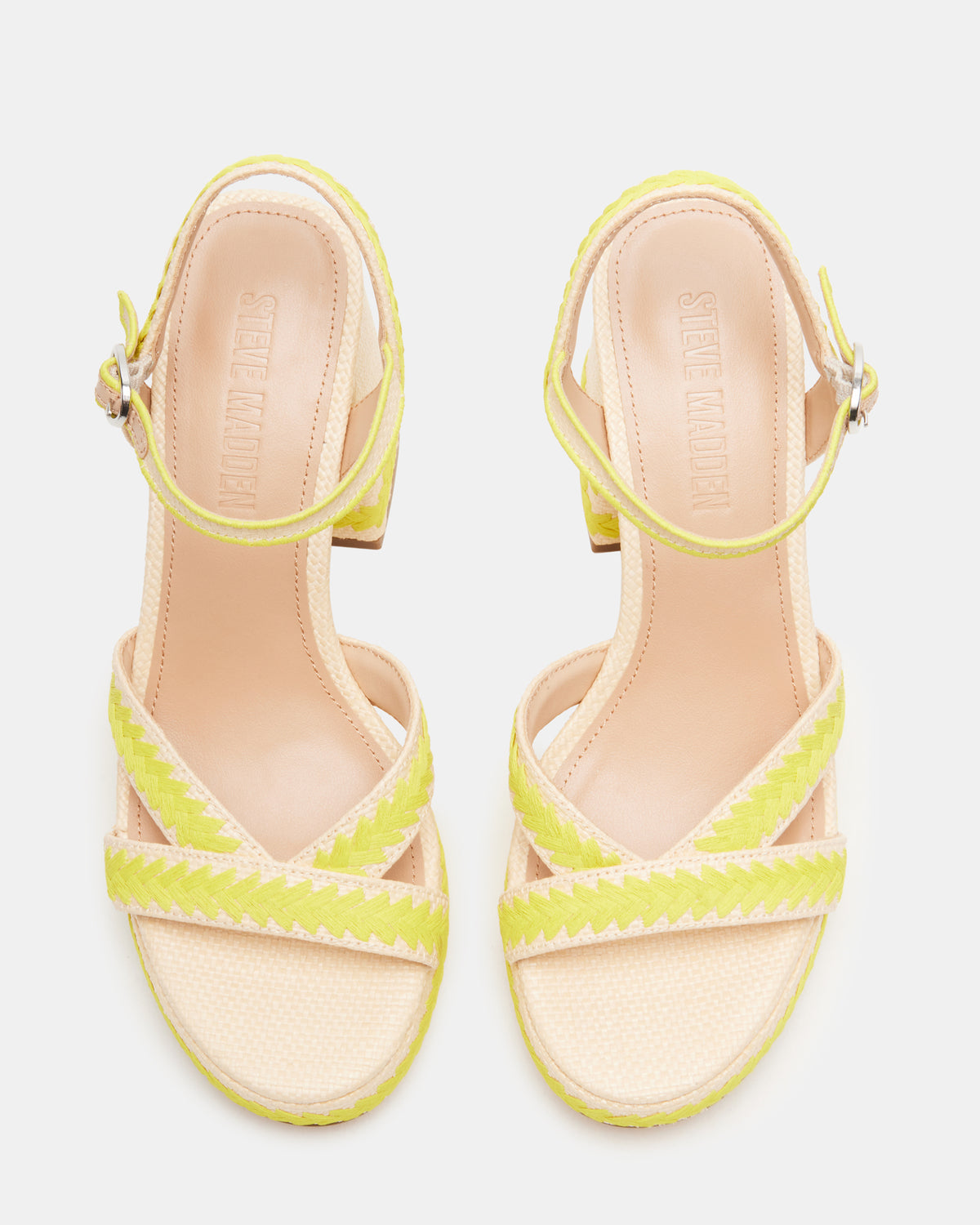 MIMOSA Yellow Women's Platform Block Heel | Steve Madden