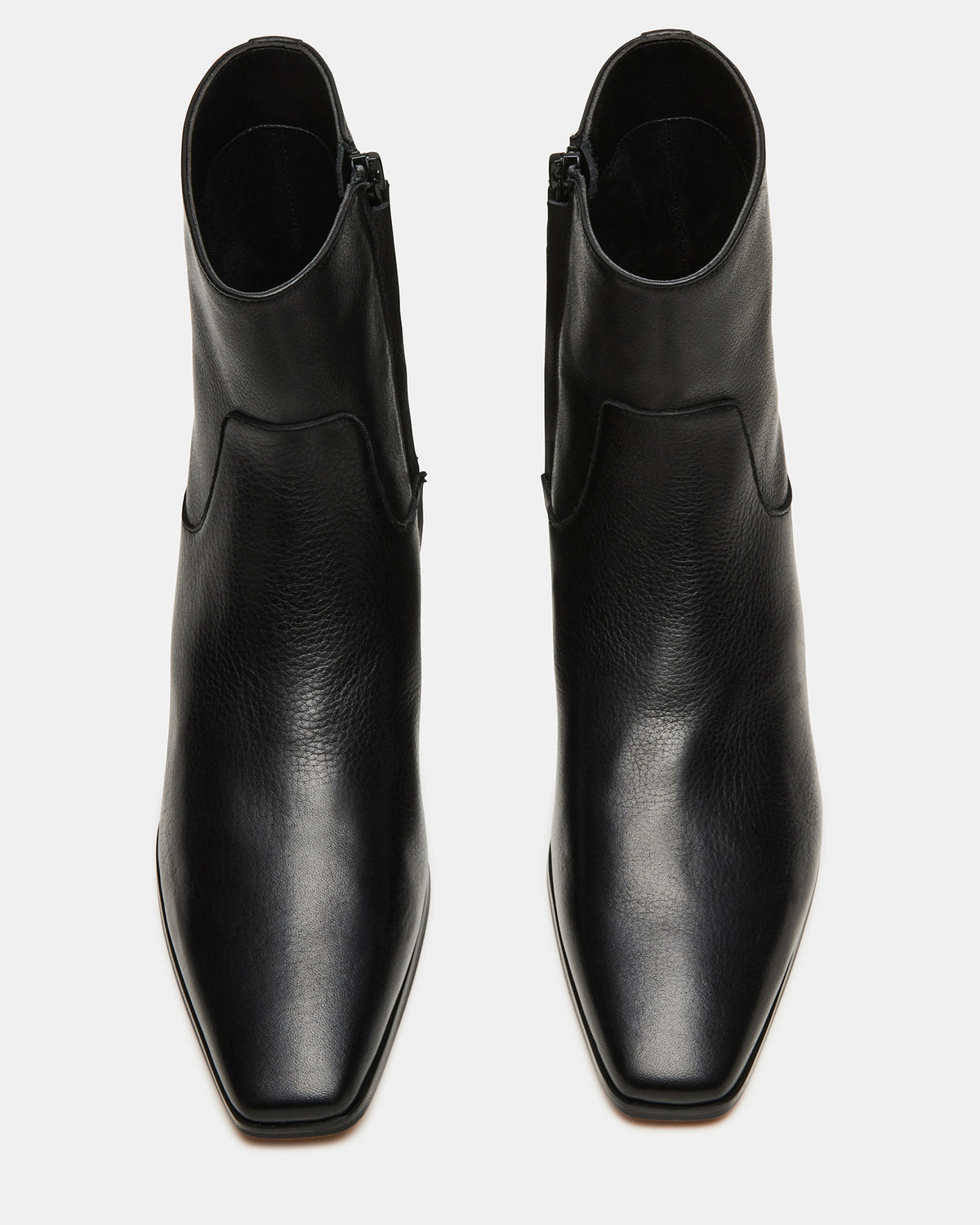 DUSTY Black Leather Women's Ankle Boot | Steve Madden