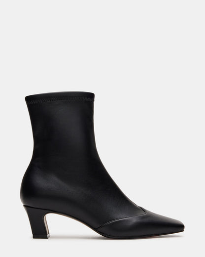 JETER Black Square-Toe Women's Ankle Boot | Steve Madden