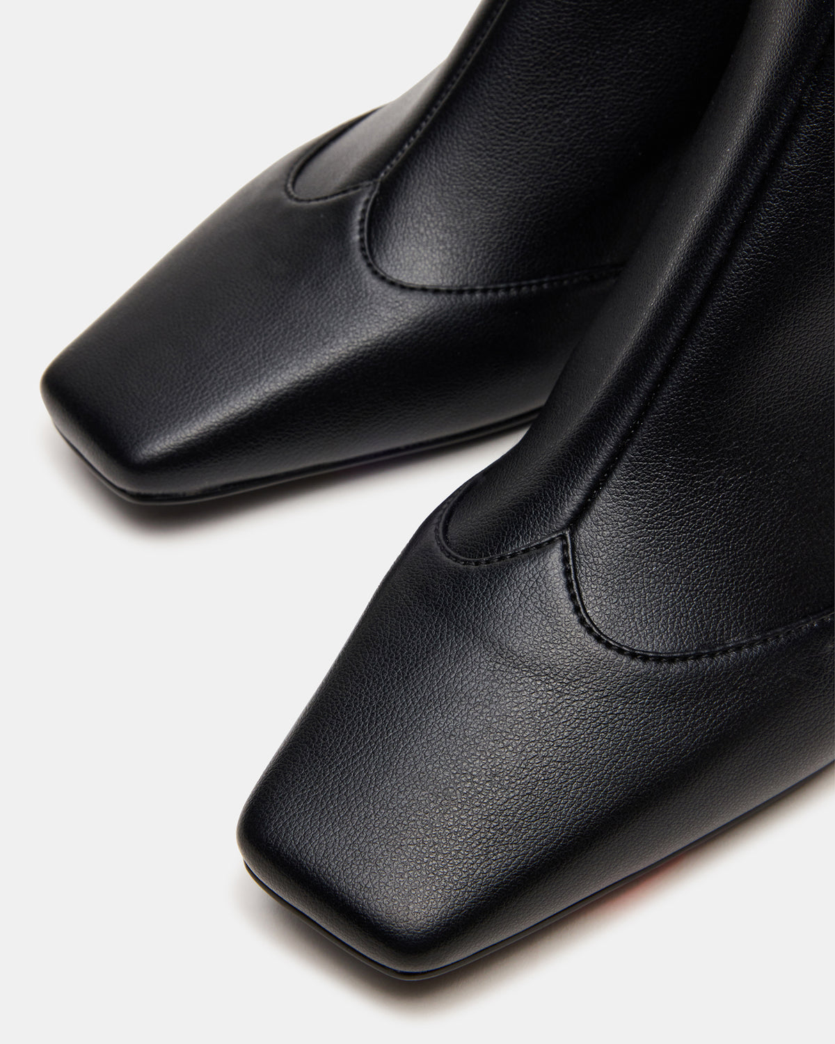 JETER Black Square-Toe Women's Ankle Boot | Steve Madden