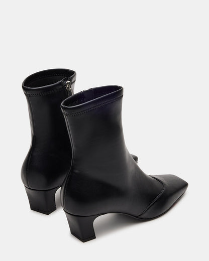 JETER Black Square-Toe Women's Ankle Boot | Steve Madden