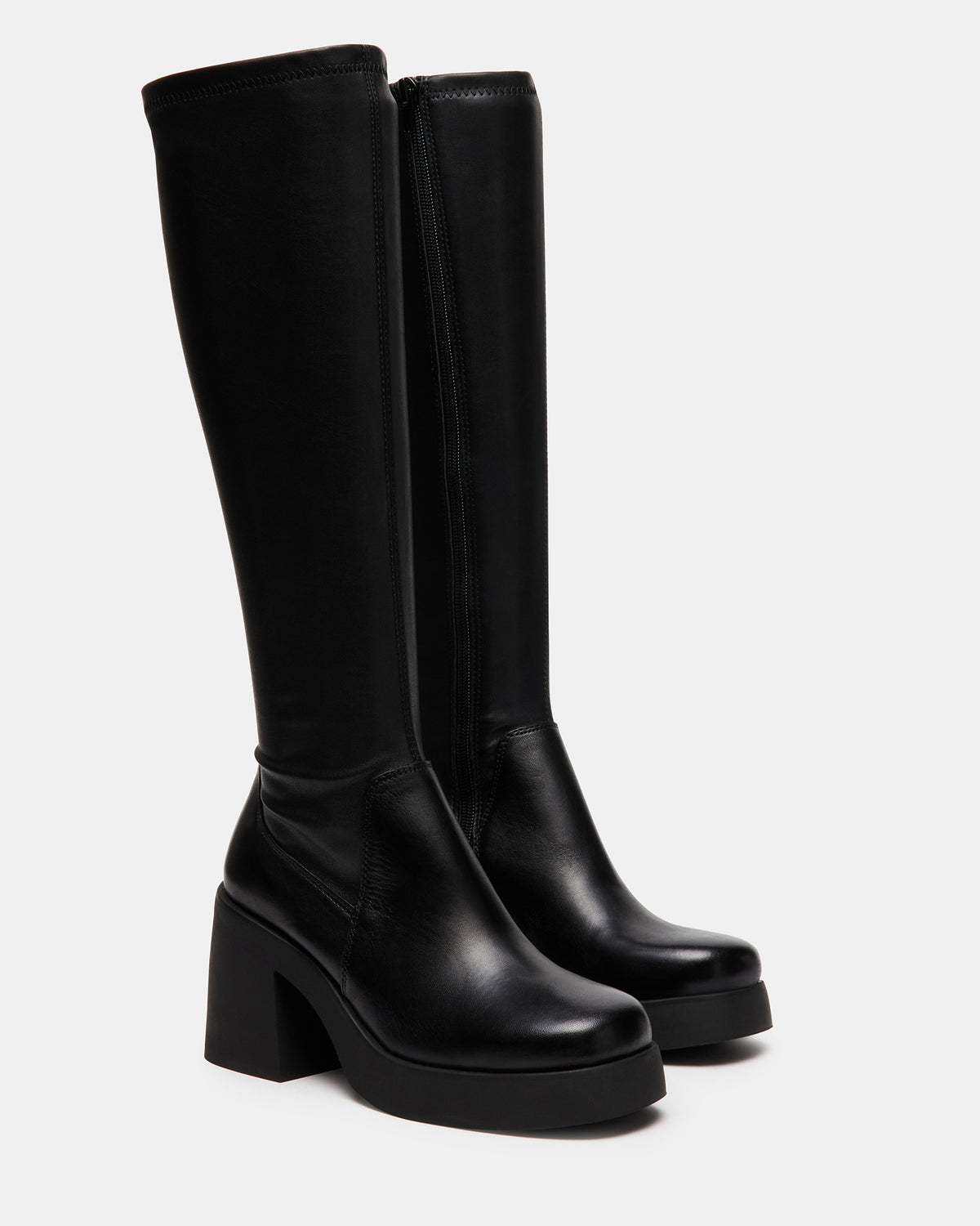 BERKLEIGH Black Women's Knee High Boot | Steve Madden