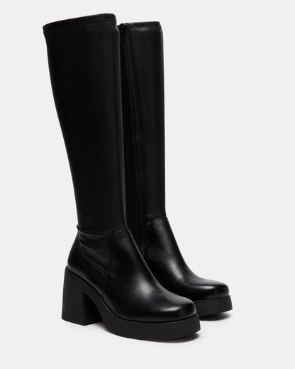 BERKLEIGH Black Women's Knee High Boot | Steve Madden