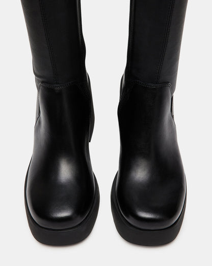 BERKLEIGH Black Women's Knee High Boot | Steve Madden