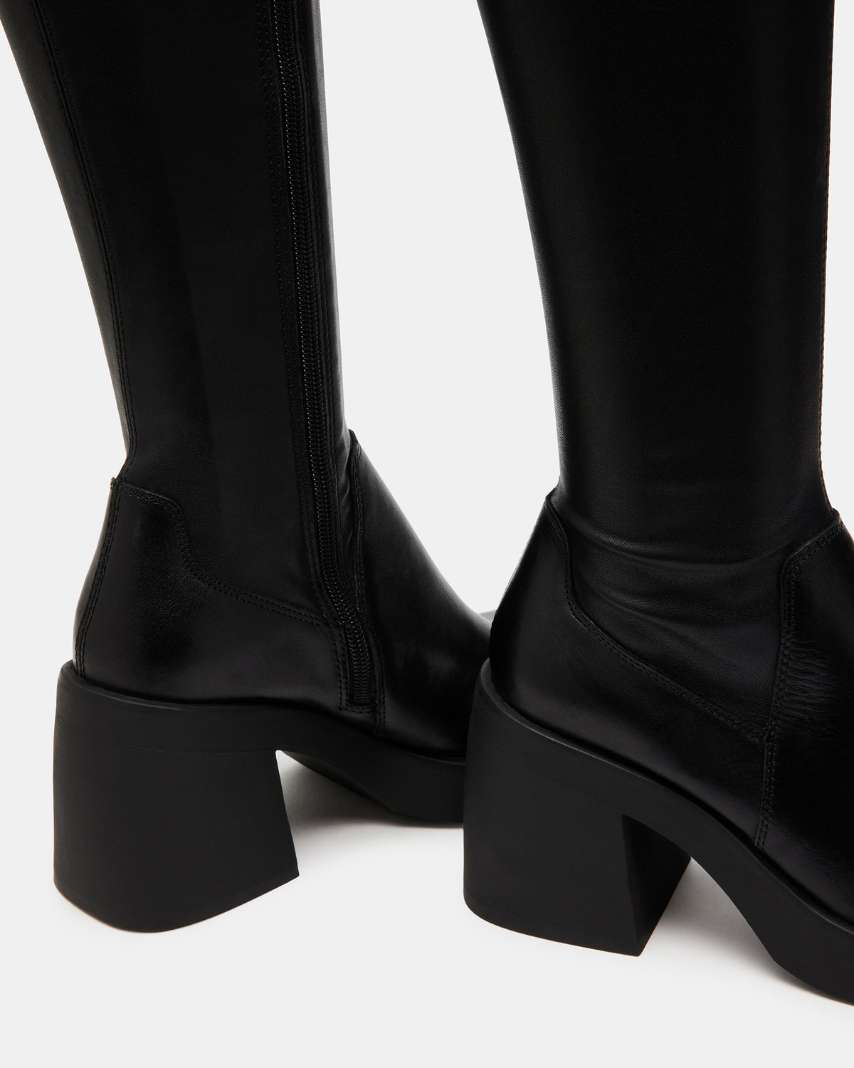 BERKLEIGH Black Women's Knee High Boot | Steve Madden
