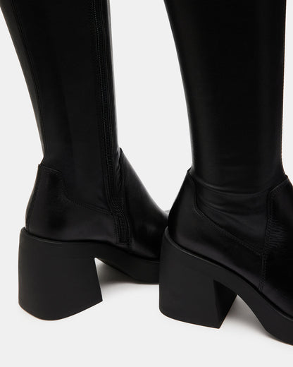 BERKLEIGH Black Women's Knee High Boot | Steve Madden