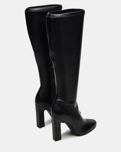 ARIA Black Wide Calf Knee-High Women's Boot | Steve Madden