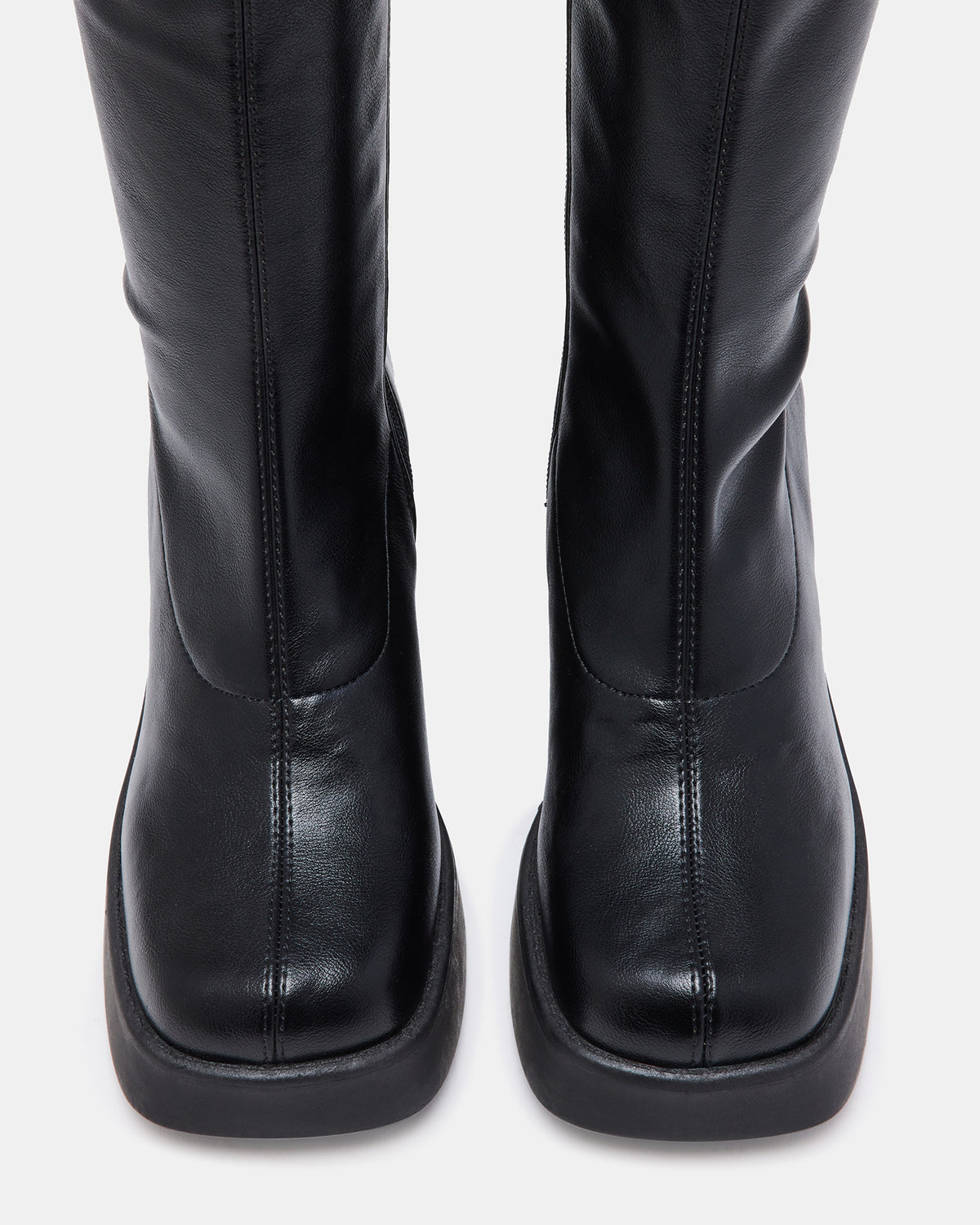 KLAYTON Black Platform Ankle Boot | Women's Booties | Steve Madden