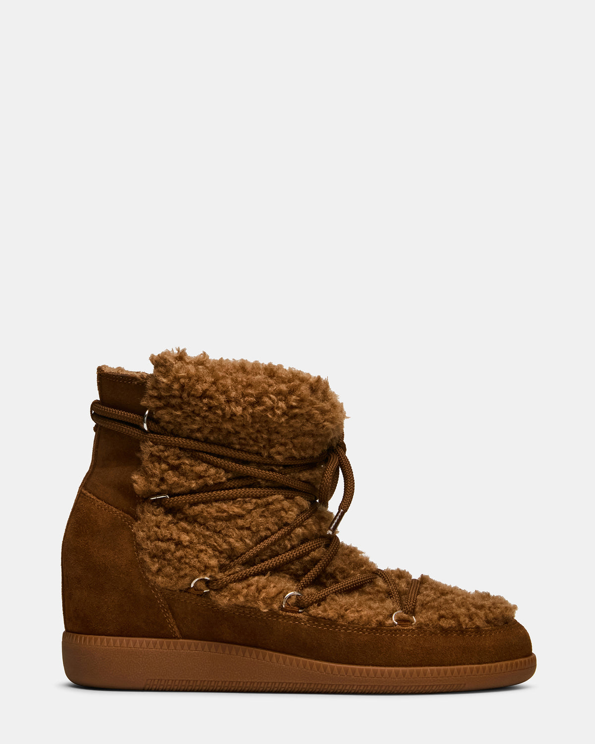 WYSTAN Chestnut Lace-Up Women's Ankle Boot | Steve Madden