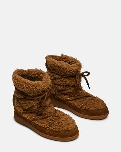 WYSTAN Chestnut Lace-Up Women's Ankle Boot | Steve Madden