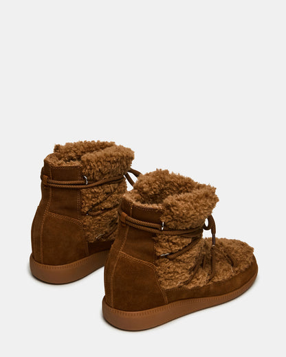 WYSTAN Chestnut Lace-Up Women's Ankle Boot | Steve Madden