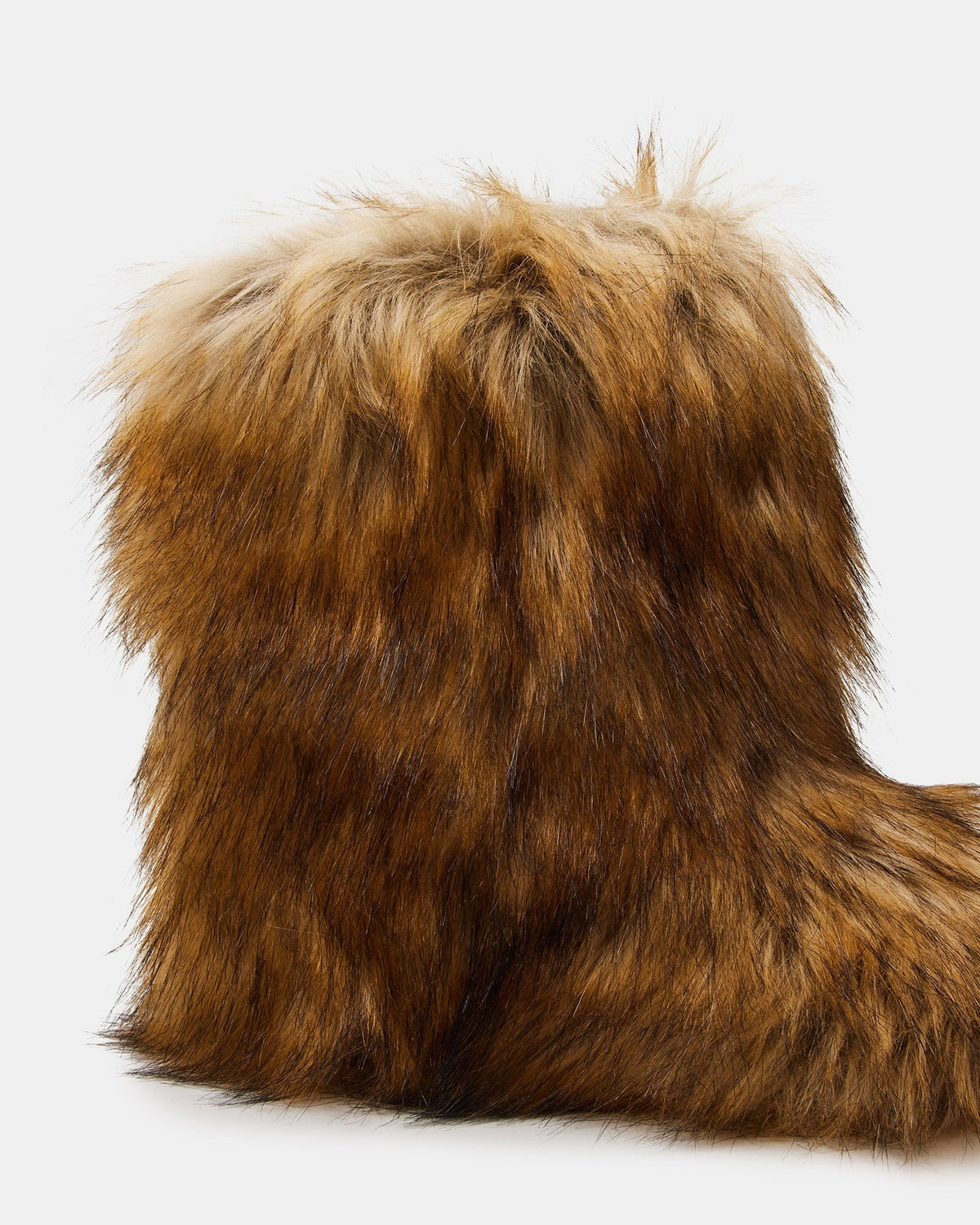 BEASTIE Tan Multi Women's Faux Fur Bootie | Steve Madden