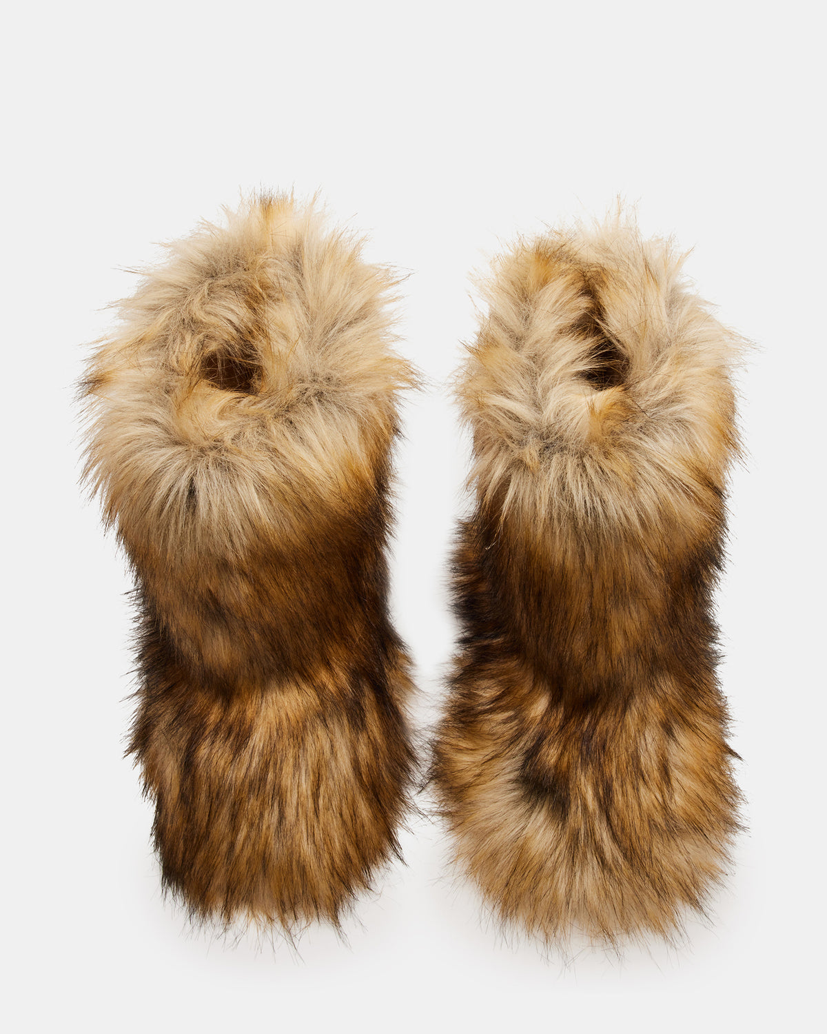 BEASTIE Tan Multi Women's Faux Fur Bootie | Steve Madden