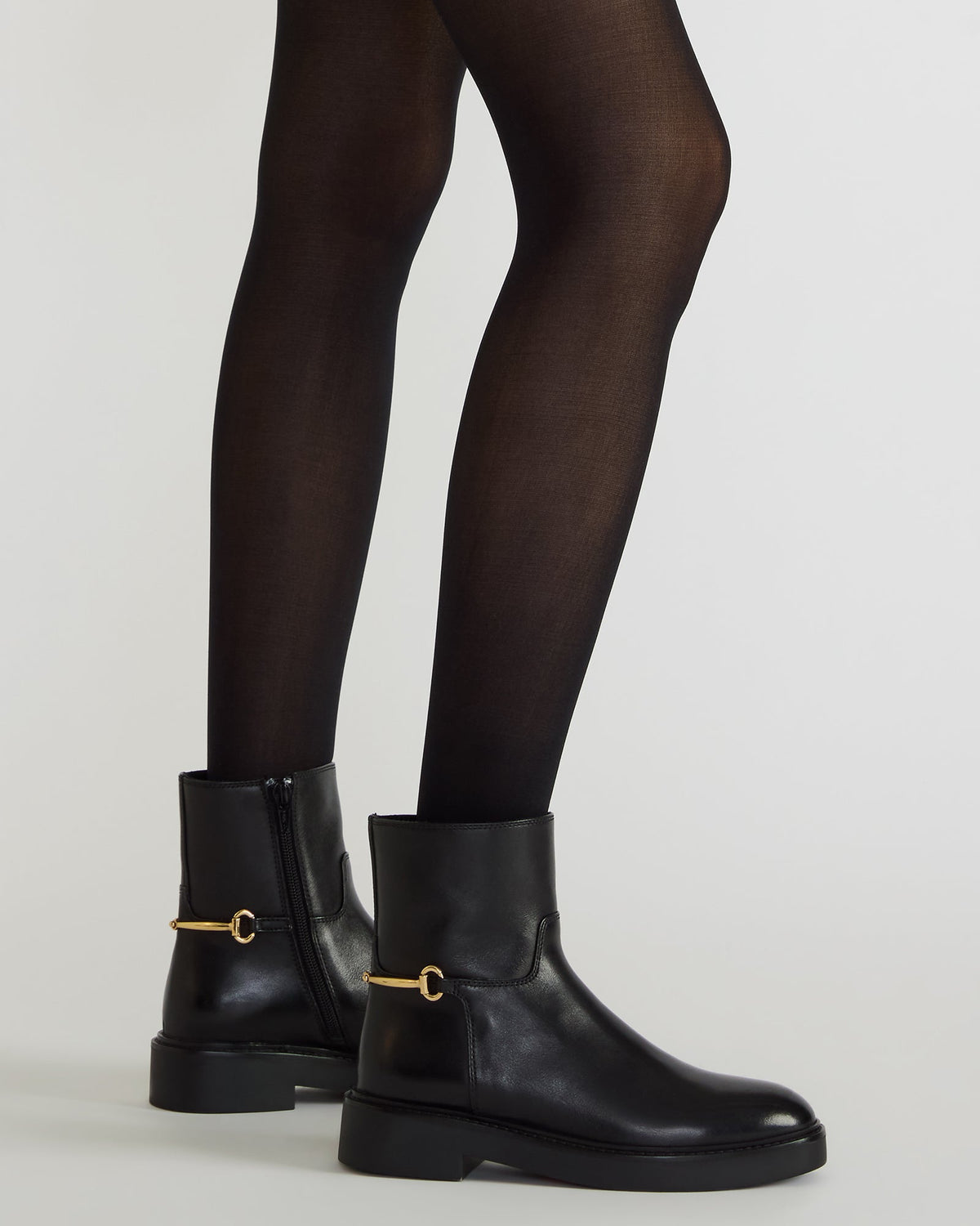 DIABLO Black Leather Women's Ankle Boot | Steve Madden