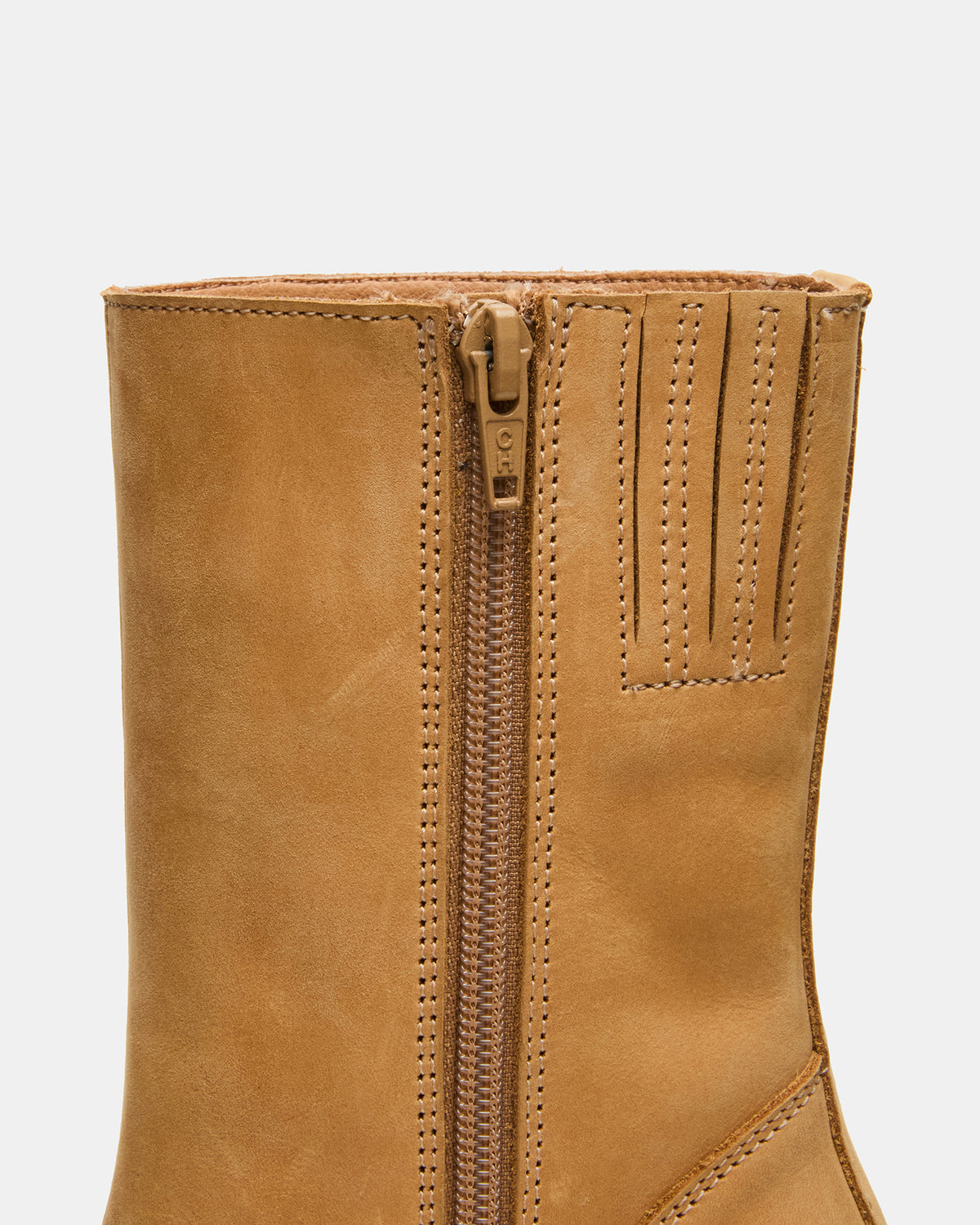 FUSION Banana Leather Square-Toe Block Heel Women's Ankle Boot | Steve Madden