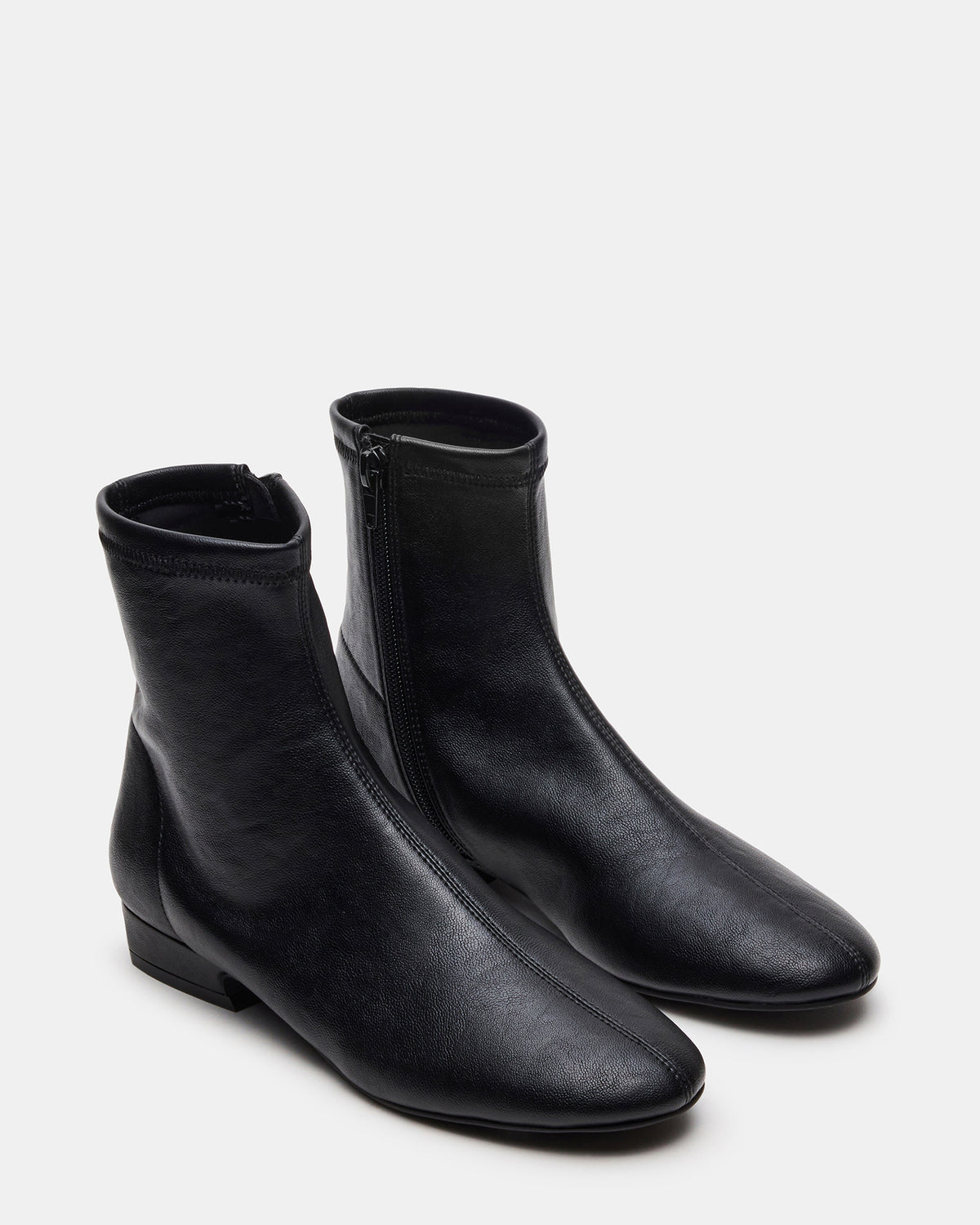 FINCH Black Round Toe Women's Ankle Boot | Steve Madden