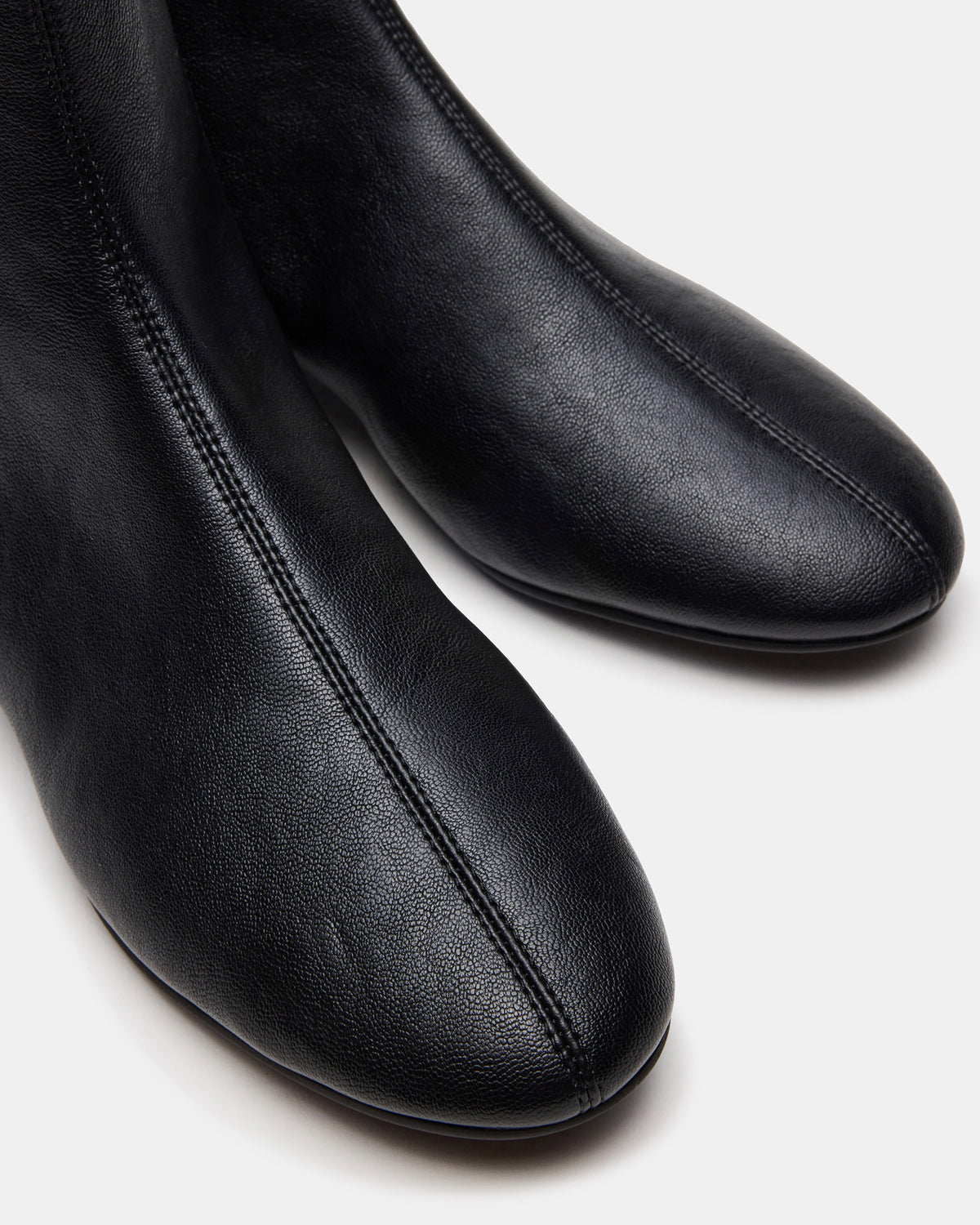 FINCH Black Round Toe Women's Ankle Boot | Steve Madden