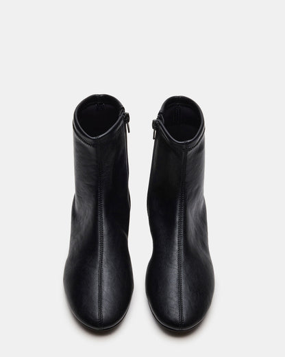 FINCH Black Round Toe Women's Ankle Boot | Steve Madden